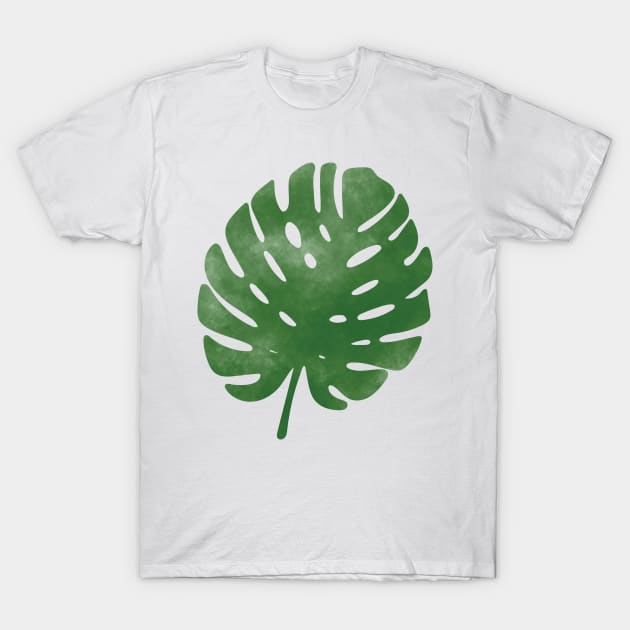 Watercolor palm leaf T-Shirt by bigmoments